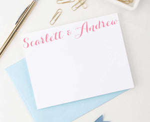 Simple Script Names Wedding Stationery Personalized