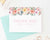 WS034 personalized folded floral wedding thank you gifts engagement couples florals 1
