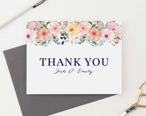 WS034 personalized folded floral wedding thank you gifts engagement couples florals