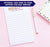 np256 simple girls personalized notepad paper cute block font 1
