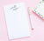 np264 classic script font notepad personalized elegant chic for women