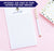 np265 bumble bee notepad personalized with script font insect bees cute 1