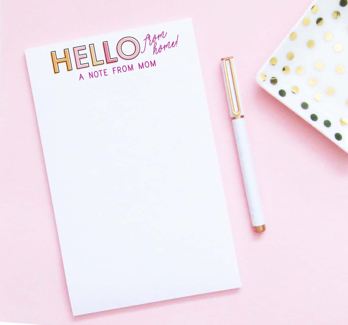 np268 Personalized Camp Notes From Mom hello home parents