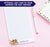 np281 cute pumpkin personalized notepad for fall sunflower autumn fall harvest lined