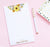np292 fall floral a note from personalized-notepad with sunflowers flowers floral autumn
