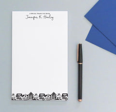 Personalized Real Estate Notepad with Houses