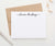 ps139 classic script personalized note cards for adults elegant women