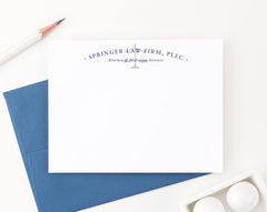 ps185 Custom Professional Notecards for Lawyers judges attorney